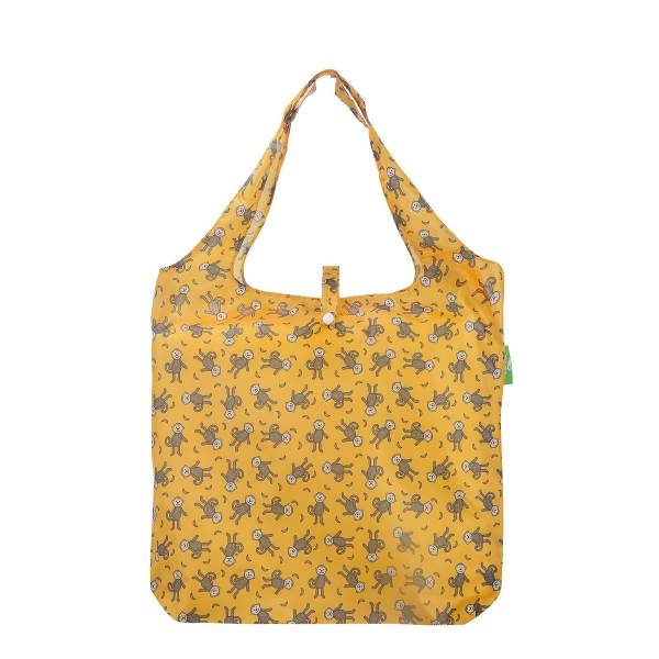 A90 Mustard Monkeys Shopper x2