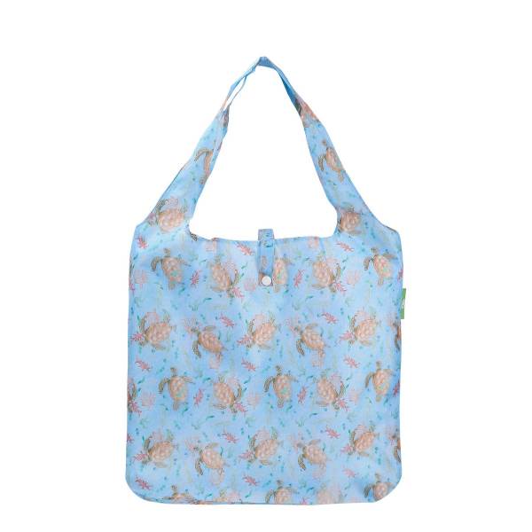 A91 Blue Sea Turtles Shopper x2