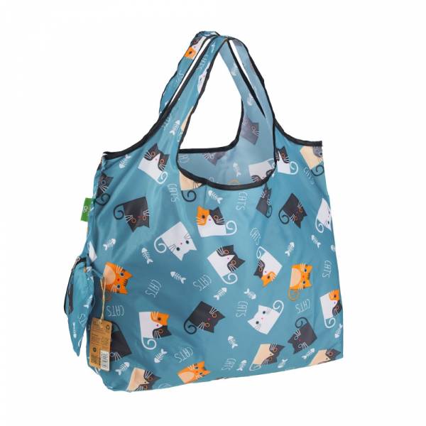 AL03 Cartoon Cat Large Shopping Bag x2