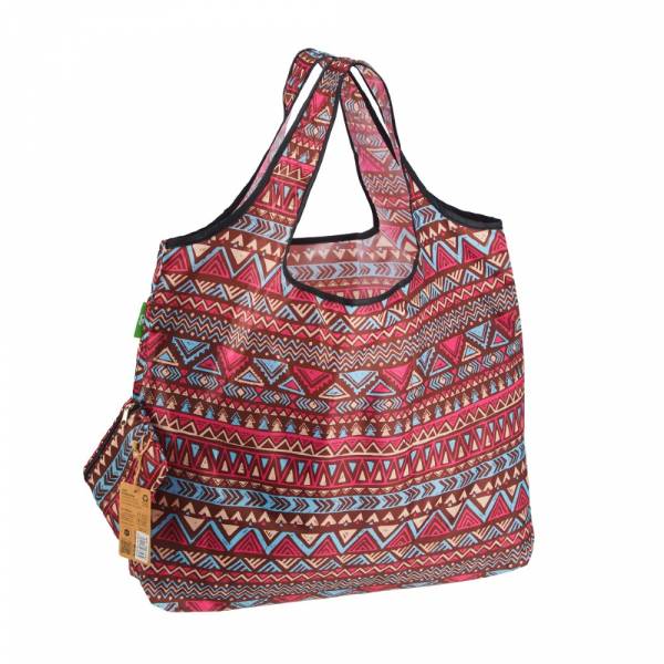 AL07 Aztec Pattern Large Shopping Bag x2