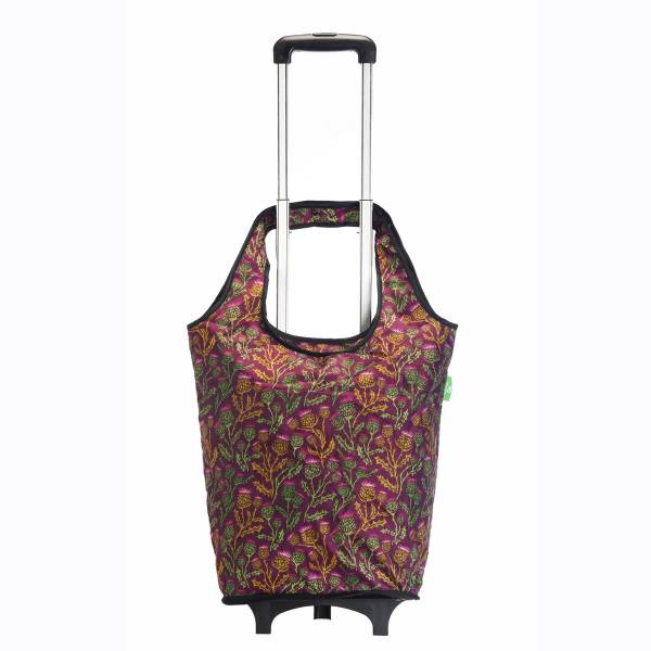 AW01 Purple Thistle Lightweight Shopping Trolley