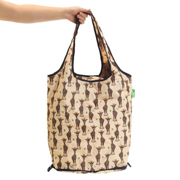 AW04 Beige Giraffes Shopping Trolley Replacement Bag x2