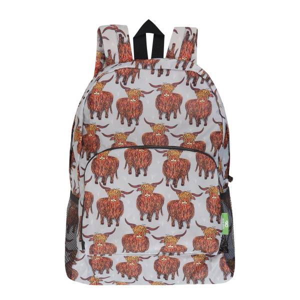 B24 Grey Highland Cow Backpack x2