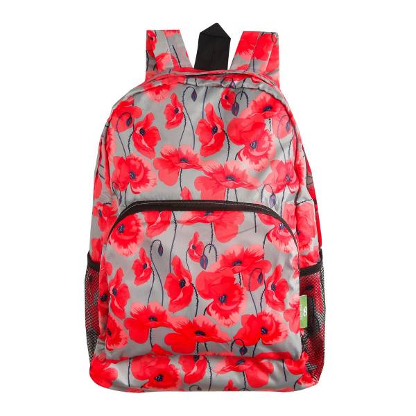 B86 Grey Poppies Backpack x2