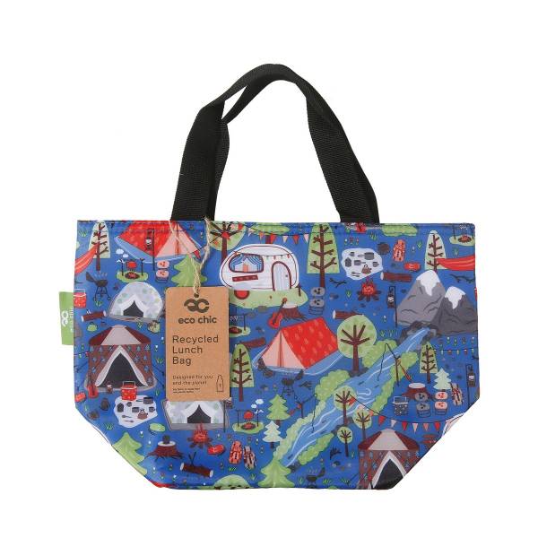 C83 Blue Cosy Camping Lunch Bag x2