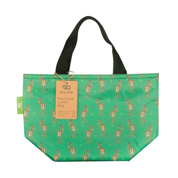 C88 Green Deer Lunch Bag x2