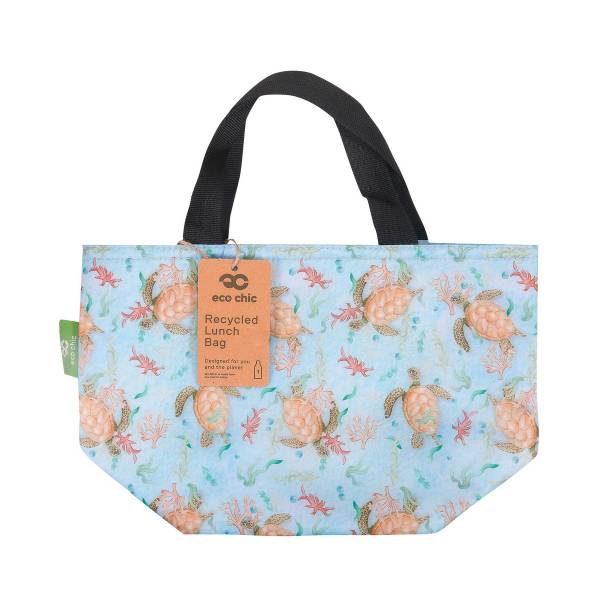 C91 Blue Sea Turtles Lunch Bag x2