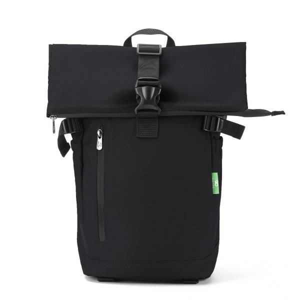 FB1 Black Roll Up Backpack