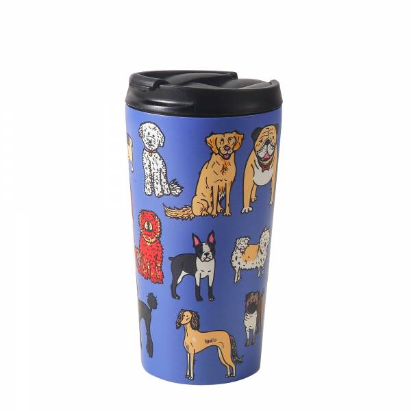 N33 Blue Dogs Thermal Coffee Cup