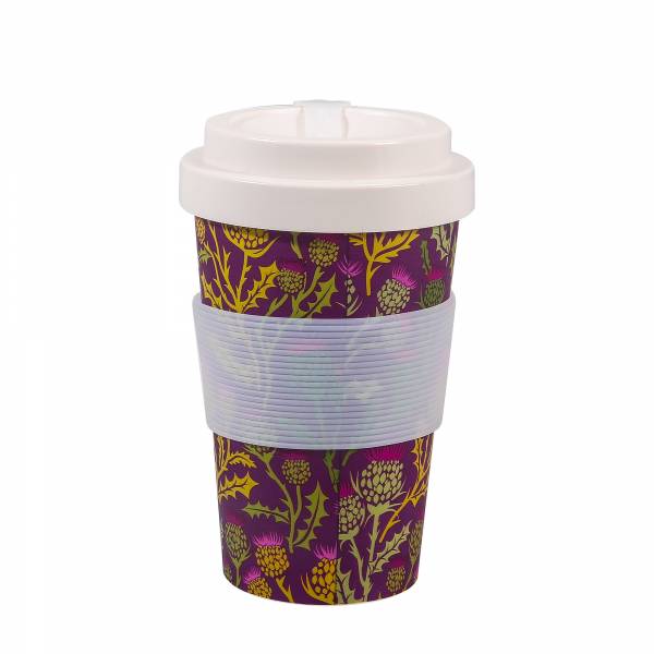 NR16 Purple Thistle Recycled Travel Cup