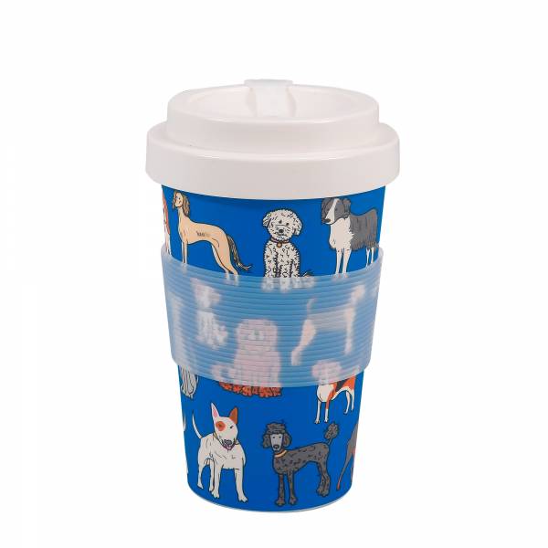 NR33 Blue Dogs Recycled Travel Cup