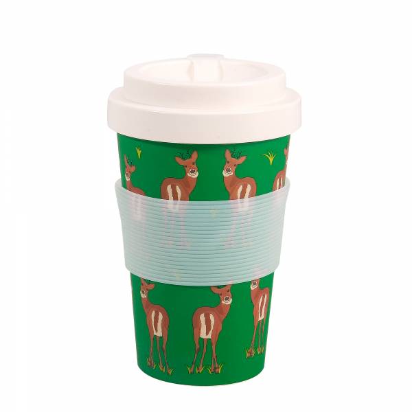 NR88 Green Deer Recycled Travel Cup