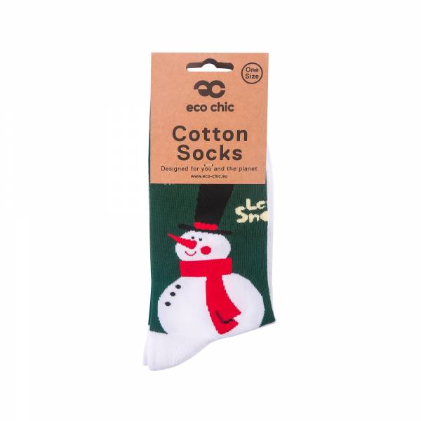 SKC03 Snowman Christmas Sock