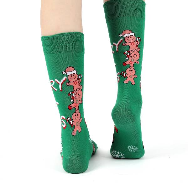 SKC04 Gingerbread Man Christmas Sock