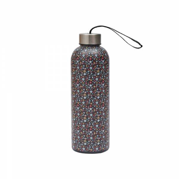 T21 Black Ditsy Thermal Bottle