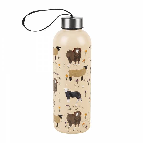 T81 Beige Sheep Realism Thermal Bottle