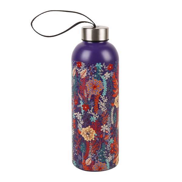 T82 Purple Lush Floral Thermal Bottle